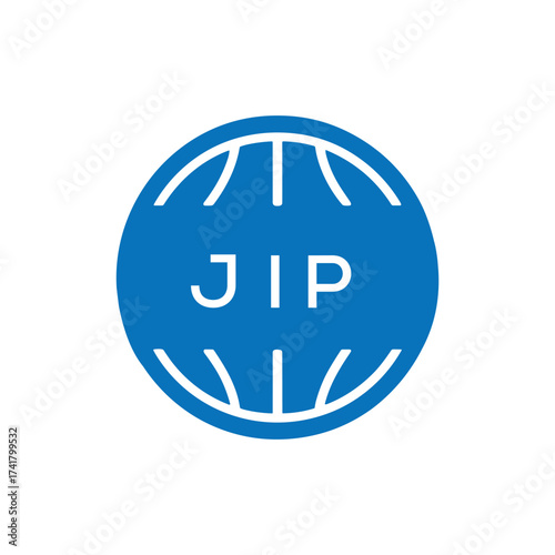 JIP Basketball Icon Logo. JIP Design for Sports Team, Club, and Athletic Branding. JIP Best Icon.
