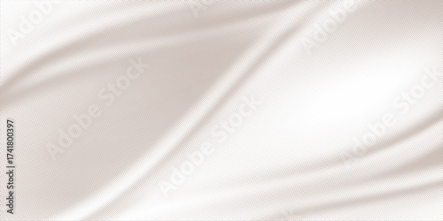Abstract silk vector background luxury white cloth or liquid waveAbstract or fabric texture background. Cloth soft wave. Creases of satin, silk, and Smooth elegant cotton.