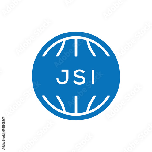 JSI Basketball Icon Logo. JSI Design for Sports Team, Club, and Athletic Branding. JSI Best Icon.
