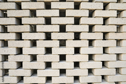 Unique Concrete Brick Wall Pattern with Modern Design