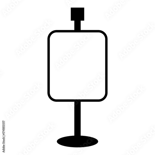 Road Sign vector, clip art, and symbol. Flat design of road sign concept and simple design