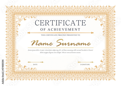 certificate of completion template