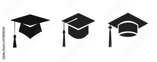 graduation Silhouette of graduation cap and diploma on wooden cap and diploma silhouette icon,graduation cap and diploma.