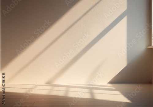 Minimal Interior with Light and Shadow