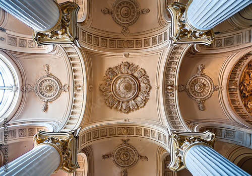 Beautiful Ornate Dome Ceiling