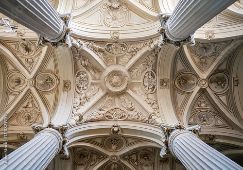 Beautiful Ornate Dome Ceiling