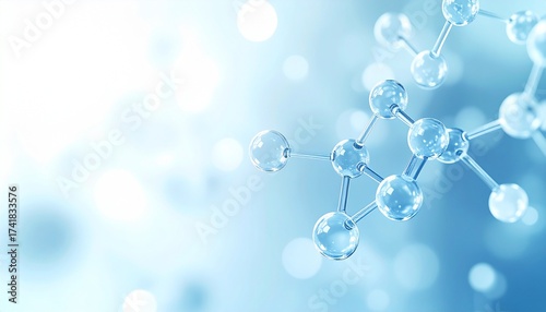 抽象的な分子構造の背景素材