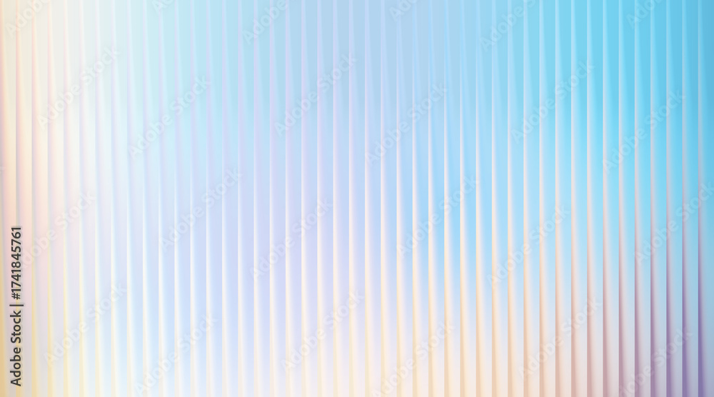 Obraz premium Soft Pastel Color Gradient Vertical Lines Texture Abstract Light Backgrounds Wallpaper