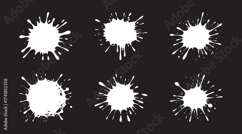 ink spill illustration accessory design