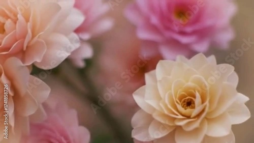 pink rose close up