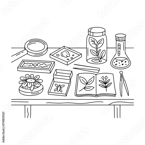 Hand drawn black and white coloring page in line art style. Printable vector illustration for adults and kids. Perfect for art therapy, mindfulness, relaxation, and creative coloring projects.