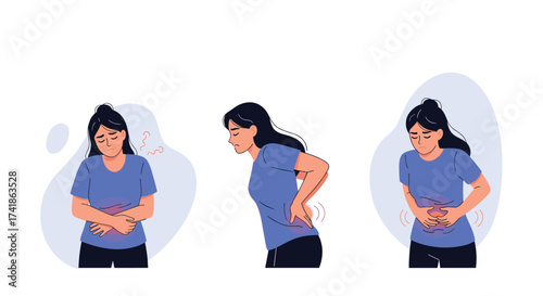 Understanding the causes and symptoms of abdominal pain and lower back discomfort.