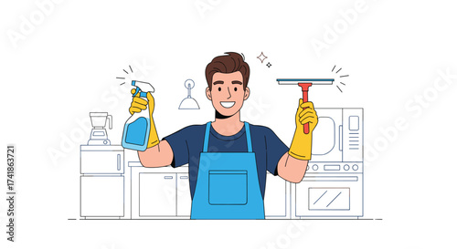 Professional window cleaning service for a spotless home and office.