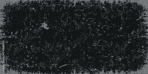 Simple Vintage Black Background Design Art Grunge Dots Paint  Template Advertisment. vector art