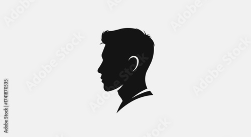 A illustration of vector logo with simple color 