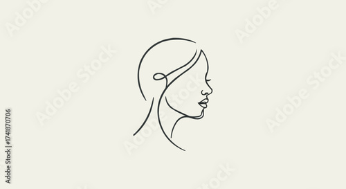 A illustration of vector logo with simple color 