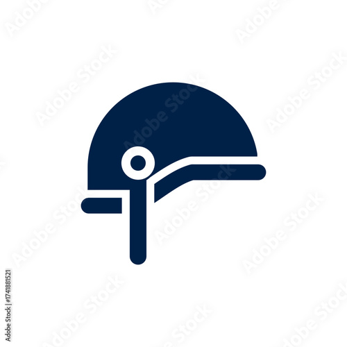 Police Helmet vector illustration icon