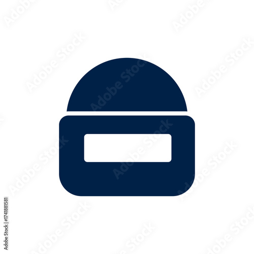 Police Helmet vector illustration icon