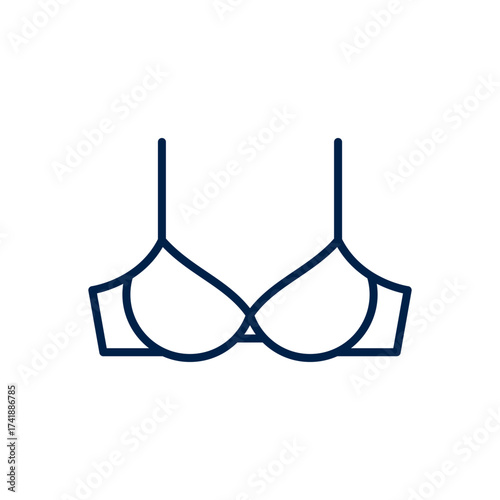 Bra vector illustration icon