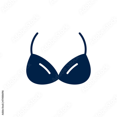 Bra vector illustration icon