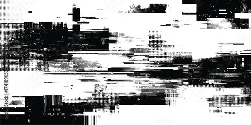 The artwork is highly textured and fragmented, consisting of various distorted shapes, lines, and patterns using for wall decor.