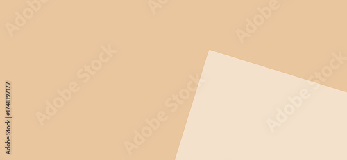 The minimalist aesthetic of light peach tones and defined lines create a visually soothing composition, with the geometric shapes adding a touch of modern simplicity and charm