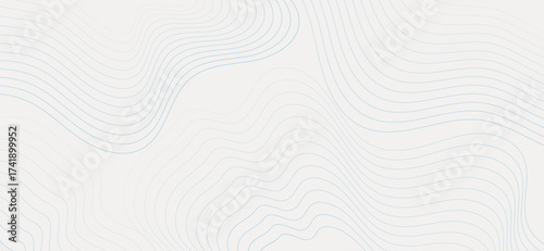 Gentle blue curved lines subtly ripple across a pale beige background, creating a soft, flowing, and elegant texture perfect for adding a sophisticated touch to designs