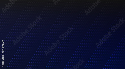 The image features a dark blue gradient background accented with pale linear elements set at an oblique angle, creating a modern and subtly textured abstract design that evokes depth