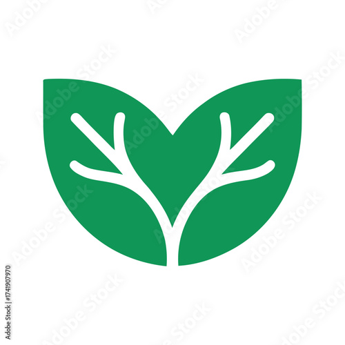 Green leaf nature plant growth organic eco friendly environment sustainable health