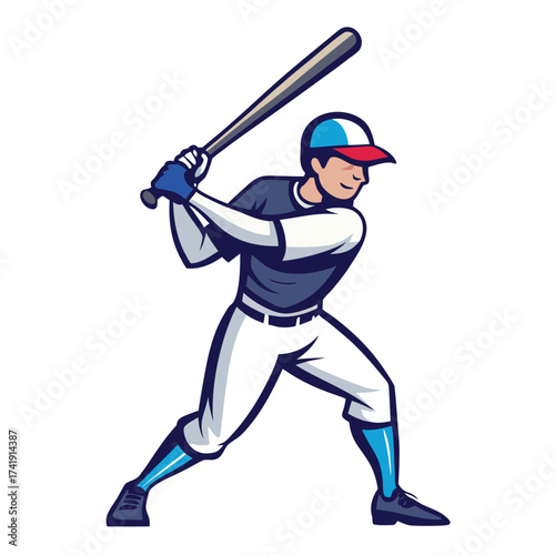 Focused man swinging a baseball bat, showing the intense action and power of a dedicated batter or player.