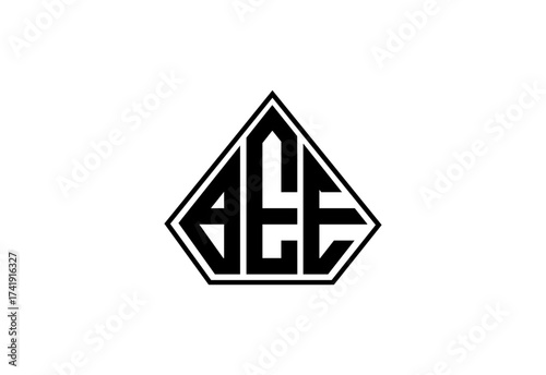 Free Download BEE Custom Monogram Logo Design. - GFXLoad