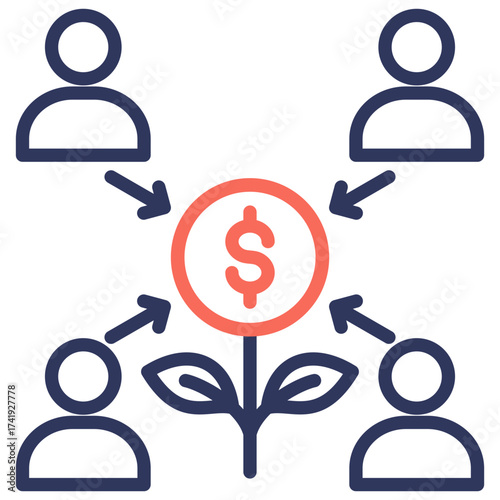 Crowdfunding Icon