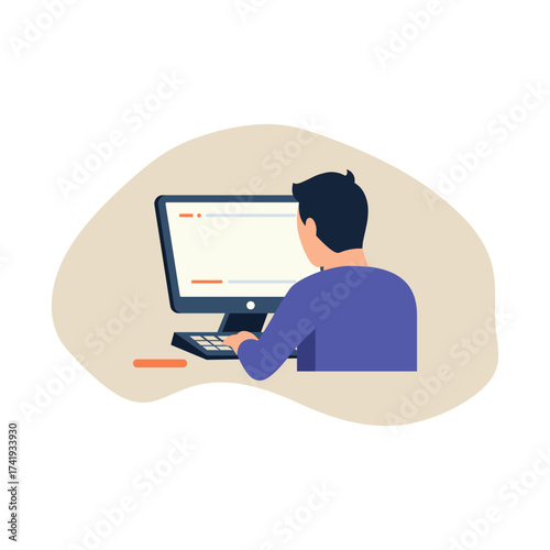Coding on Computer Programmer at Work, Developing Software, Writing Code