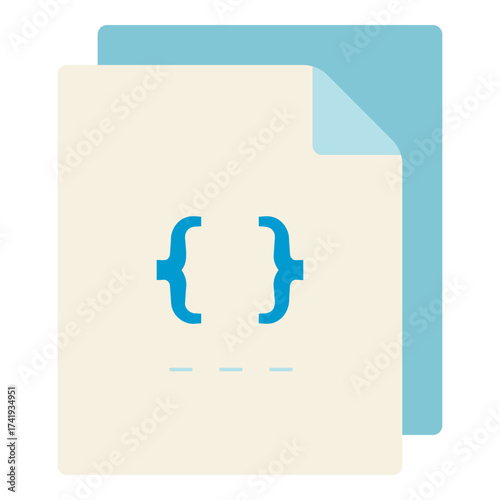 css file format flat icon