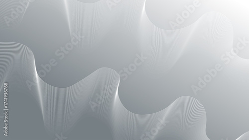 Abstract grey wave lines on transparent background. Abstract gradient background. Geometric linear design elements. golden wave lines, smooth gradient. Abstract Network Background. Abstract grey wave 
