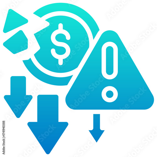 Financial Crisis Icon