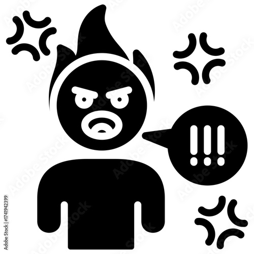 Angry Icon