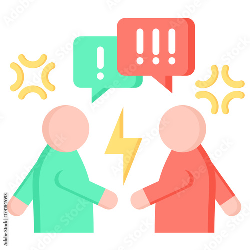 Fototapete Argument Icon