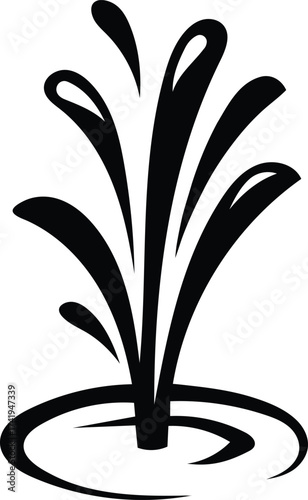 Cartoon Water Splash Effects Vector Set – Fluid Dynamic Droplets, Aqua Waves, Minimalist Sea Line Art, Water Drop Icons, and Dermatology Hand with Water Design Elements for Animation and Visual Effect