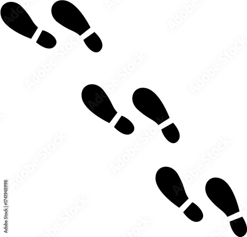Footprint step shoe
