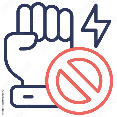 No Violence Icon