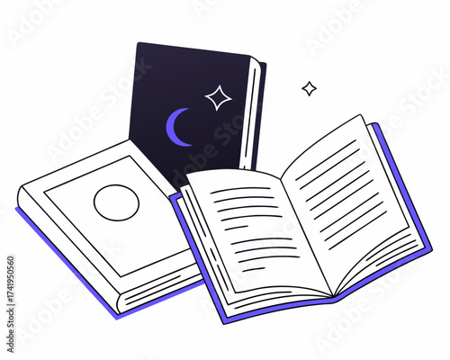 book and pen