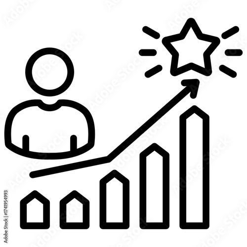 Professional Growth Icon