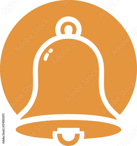 Orange Church Bell