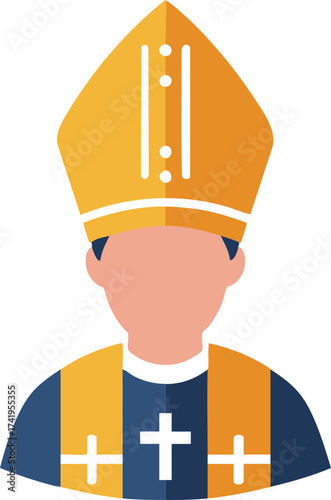 Catholic Bishop Icon