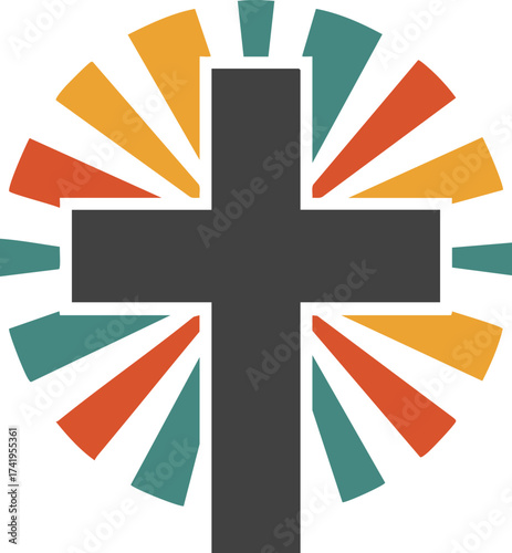 Cross with Abstract Rays