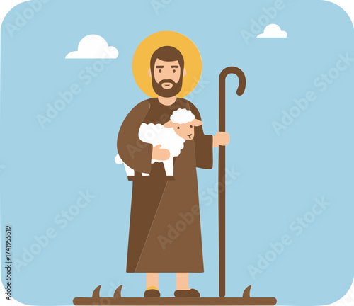 Good Shepherd Illustration