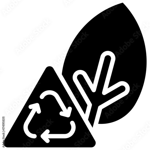 Eco Recycling Icon