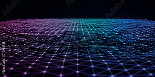 Abstract digital grid background futuristic technology concept perfect for presentations an