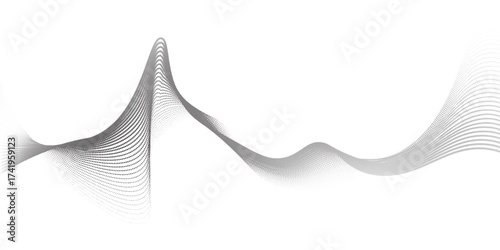 Flowing dots particles nice wave pattern halftone black gradient curve futuristic dot simple art good modern texture